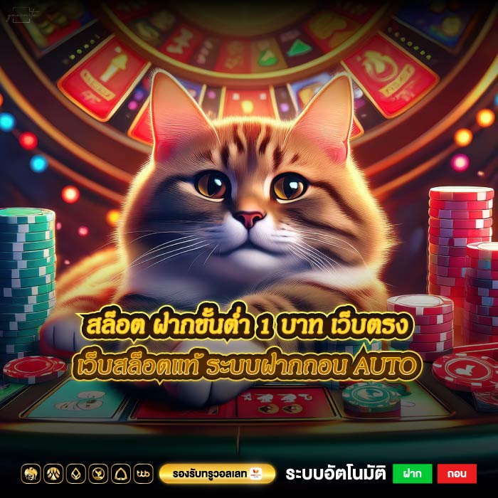 สล็อต ฝากขั้นต่ำ 1 บาท เว็บตรง เว็บสล็อตแท้ ระบบฝากถอน AUTO